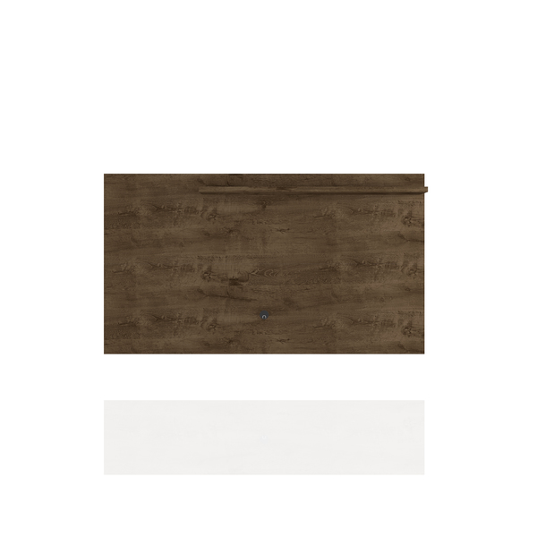 Manhattan Comfort Liberty 62.99 TV Panel, Rustic Brown 221BMC9